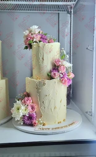 Floral Two Tier Birthday Cake Faisalabad