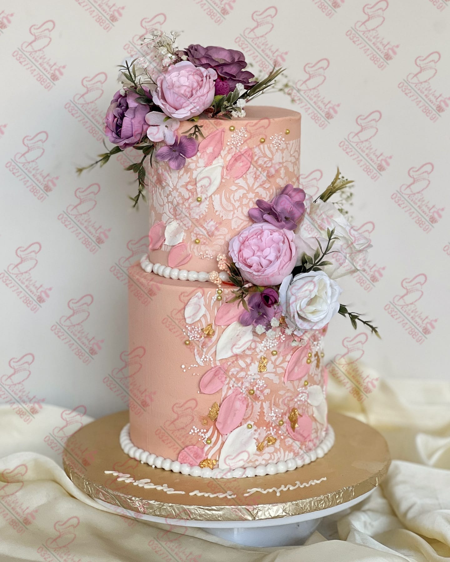 Two Tier Custom Celebration Birthday Cake Faisalabad