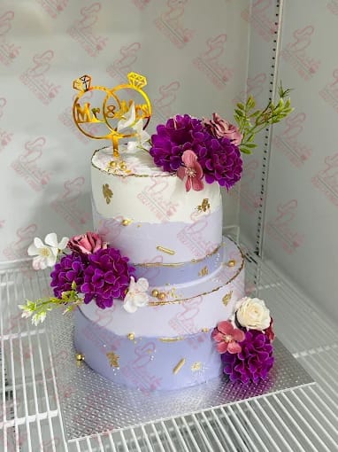 Engagement Mr and Mrs 2 Tier Wedding Cake Rawalpindi