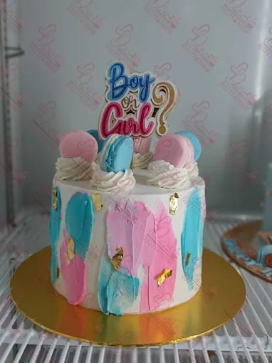 Gender Reveal Baby Born Cake Rawalpindi