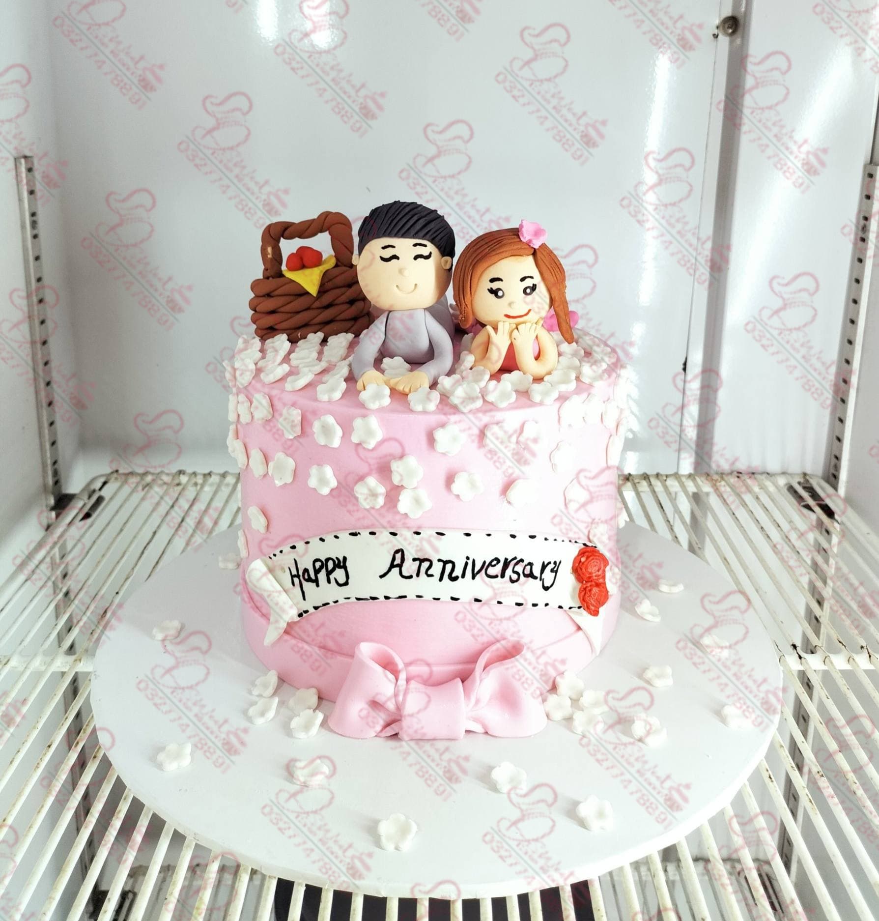 Romantic Love Anniversary Cake Faisalabad