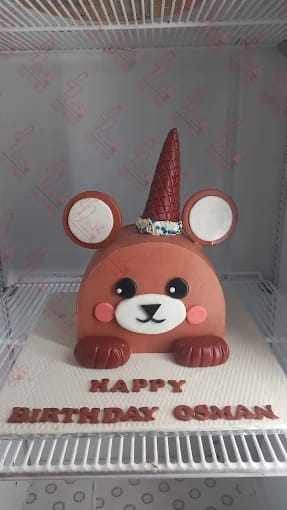 Teddy Bear Baby Boy Birthday Cake Rawalpindi
