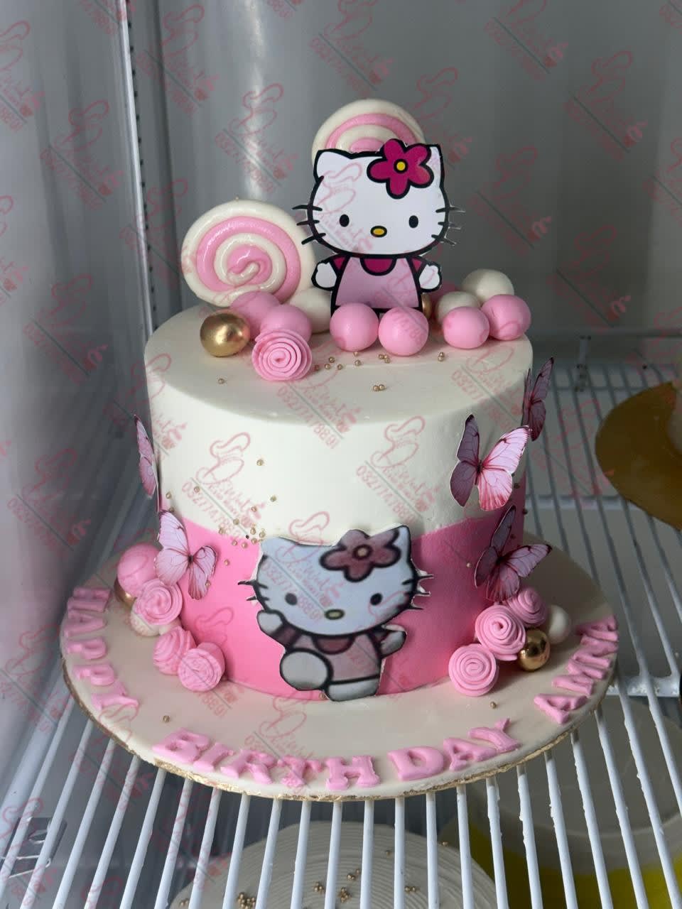 Hello Kitty Two Tier Birthday Cake Rawalpindi