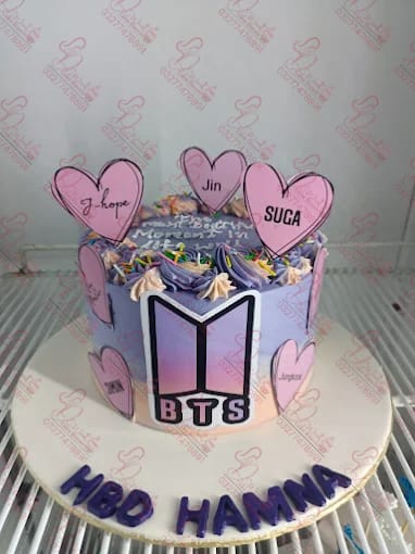 BTS Theme Baby Boy Birthday Cake Rawalpindi