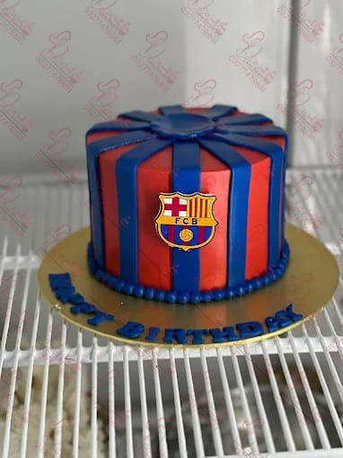 FC Barcelona Themed Birthday Cake Rawalpindi