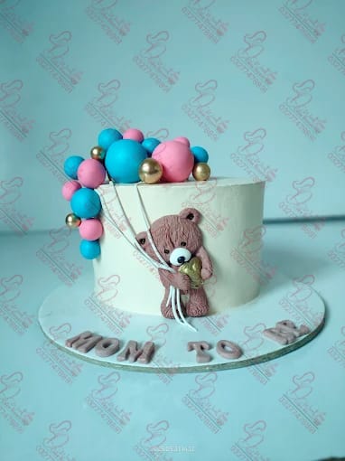 Gender Reveal Baby Boy Birthday Cake Rawalpindi
