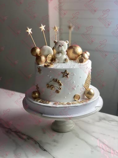 Teddy Bear Theme Baby Boy Birthday Cake Rawalpindi