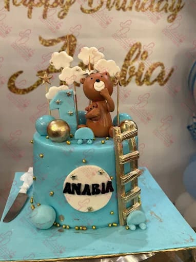 Teddy Bear First Birthday Cake Rawalpindi
