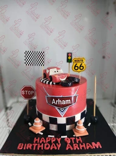Lightning McQueen Disney Cars Cake Rawalpindi