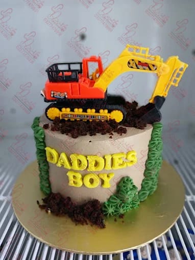 JCB Construction Themed Birthday Cake Rawalpindi