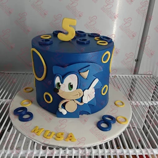 Sonic The Hedgehog Birthday Cake Rawalpindi