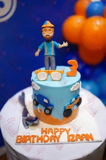 Blippi Themed Customized Baby Boy Cake Rawalpindi