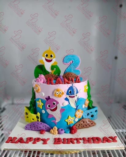 Baby Shark Themed Cake Rawalpindi