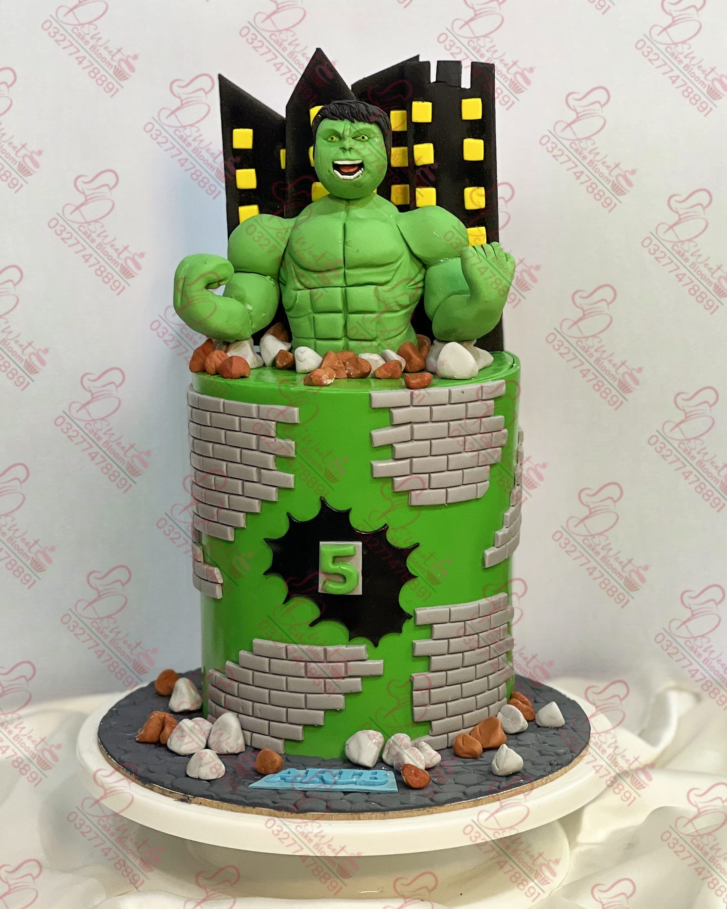 Hulk Themed Birthday Cake Islamabad