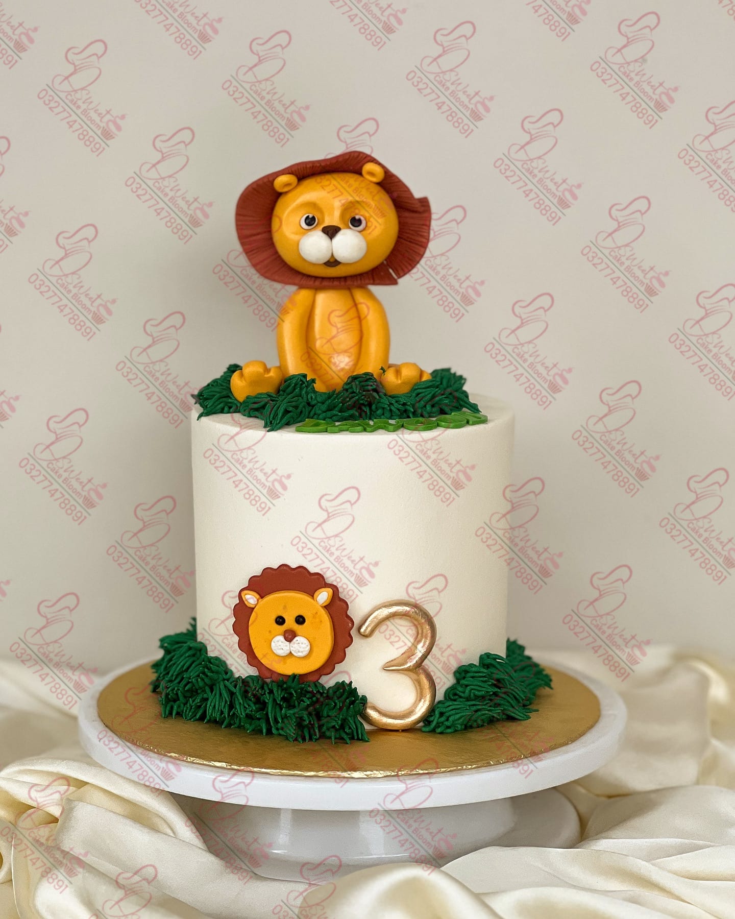 Lion Themed Birthday Cake Islamabad