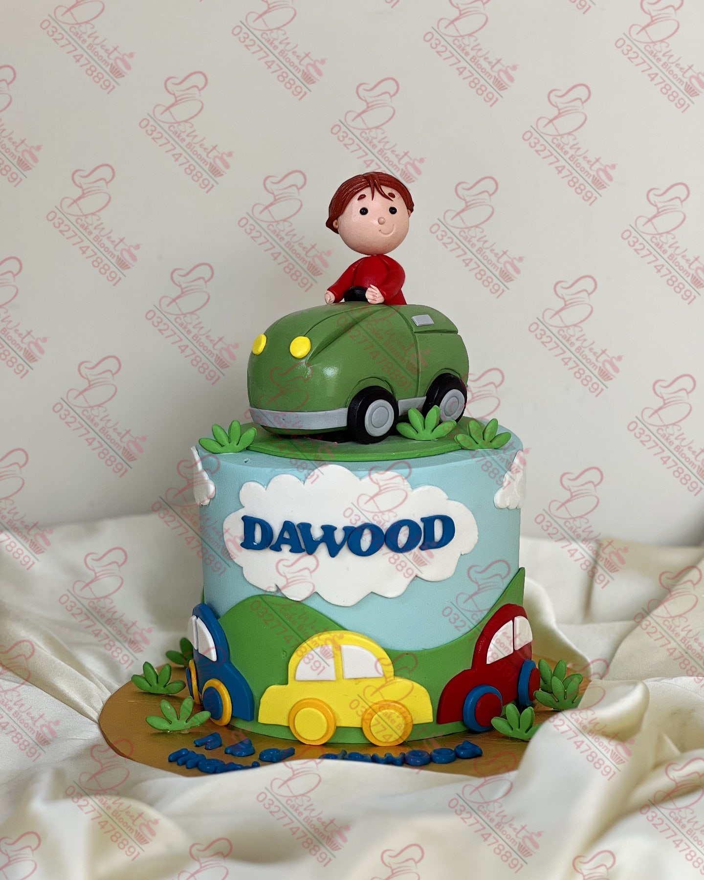 Baby Car Themed Cake in Islamabad