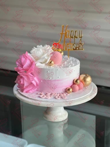 Happy Anniversary Floral Cake Rawalpindi
