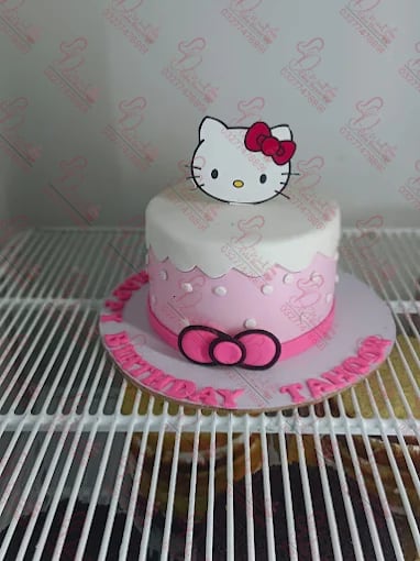 Hello Kitty Baby Girl Birthday Cake Rawalpindi