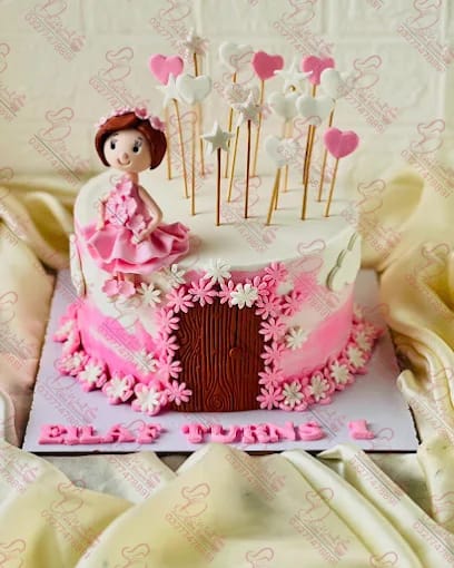 Cute Baby Girl Theme Birthday Cake Rawalpindi