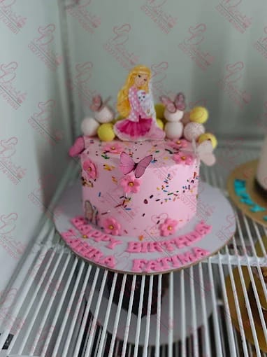 Barbie Custom Design Baby Girl Birthday Cake Rawalpindi
