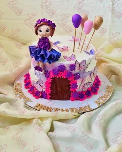 Custom Designed Doll Theme Baby Girl Cake Faisalabad