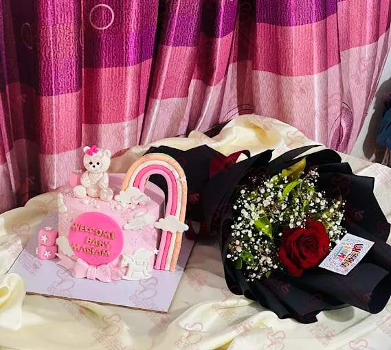 Welcome Baby Cake Set Faisalabad