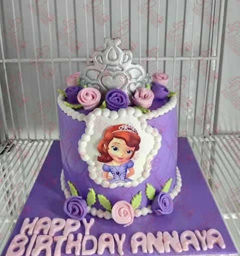 Sofia The First Baby Girl Birthday Cake Faisalabad