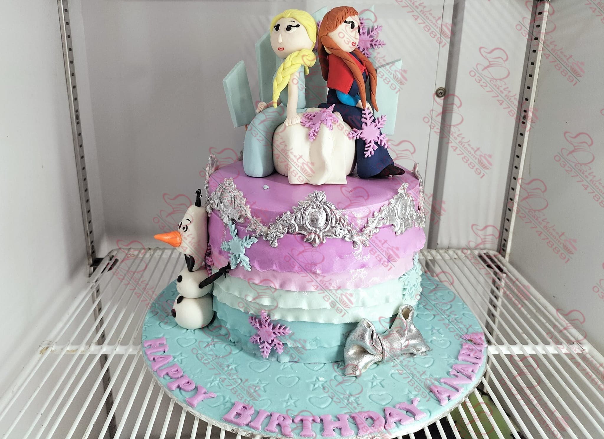 Disney Frozen Themed Baby Girl Cake Faisalabad