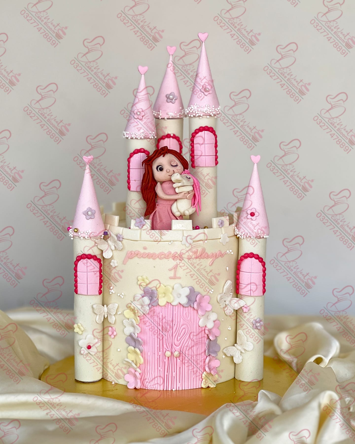 Fairy Castle Baby Girl Cake Kohinoor Town Faisalabad