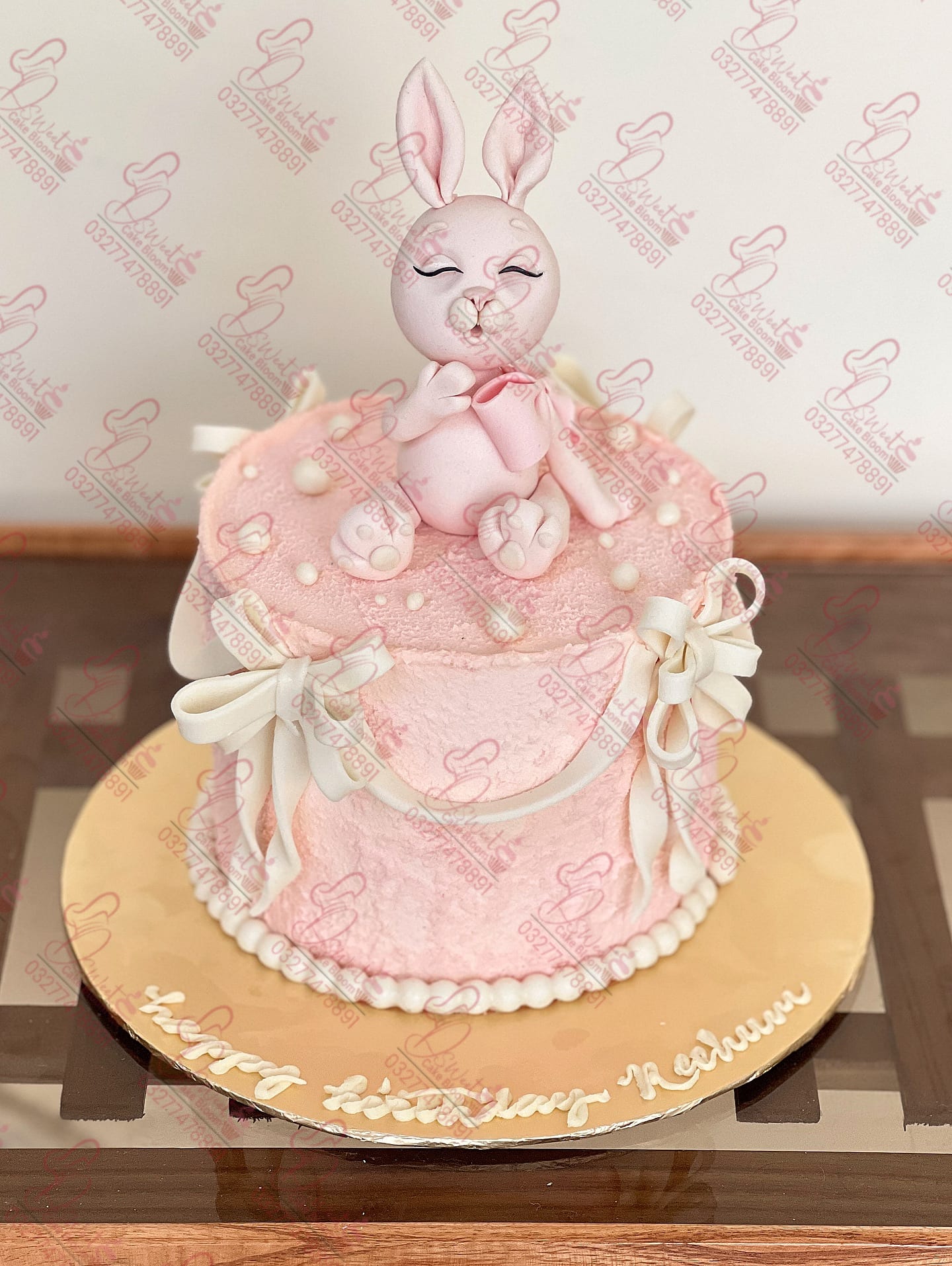 Pink Bunny Baby Girl Cake Kohinoor Town Faisalabad
