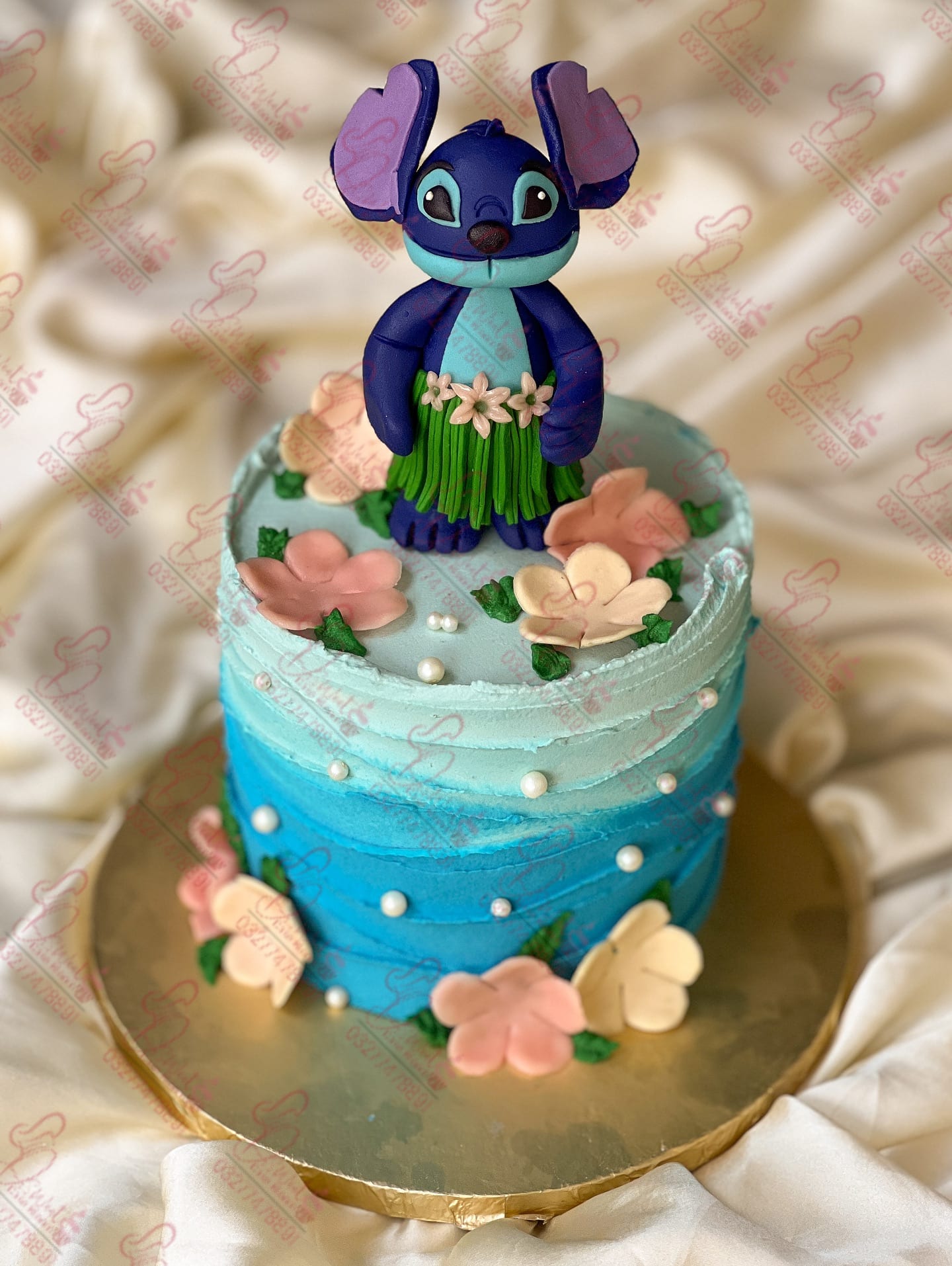 Stitch Themed Baby Girl Cake Kohinoor Town Faisalabad