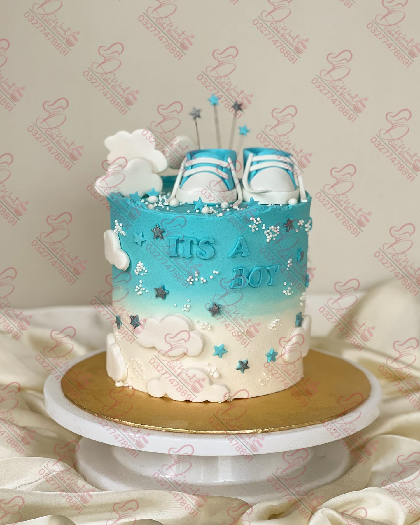Baby Shower Boy Themed Cake in Islamabad