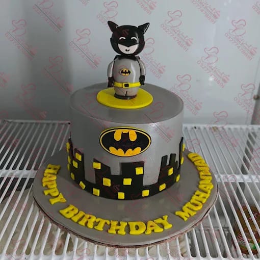 Batman Themed Birthday Cake in Rawalpindi