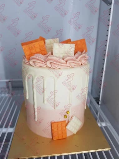 Two Tone Gradient Drip Happy Birthday Cake Islamabad