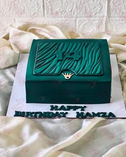 Rolex Box Themed Birthday Cake Rawalpindi