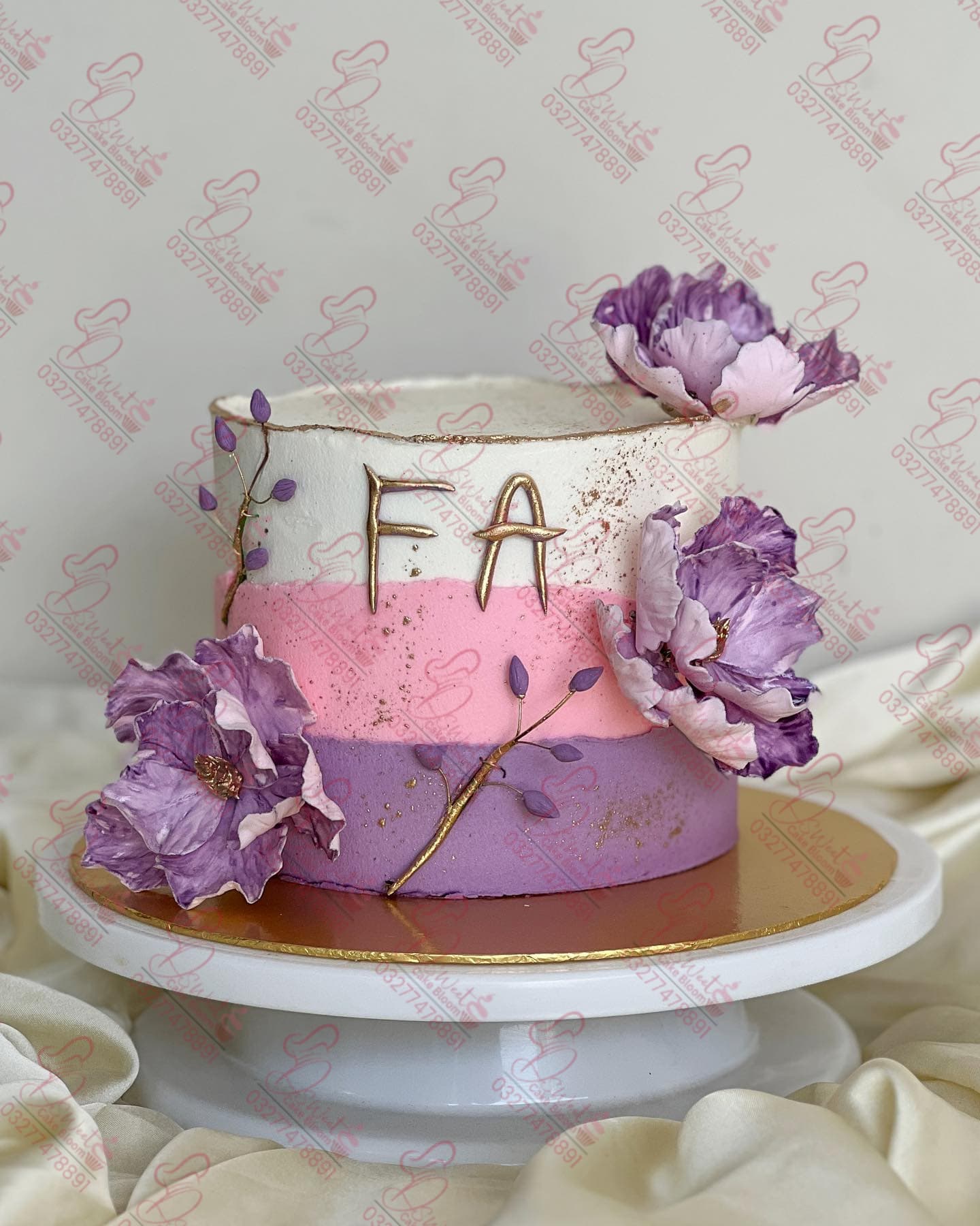 Ombre Design Birthday Cake Rawalpindi