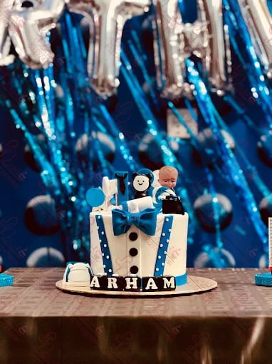 Boss Baby First Birthday Cake Rawalpindi