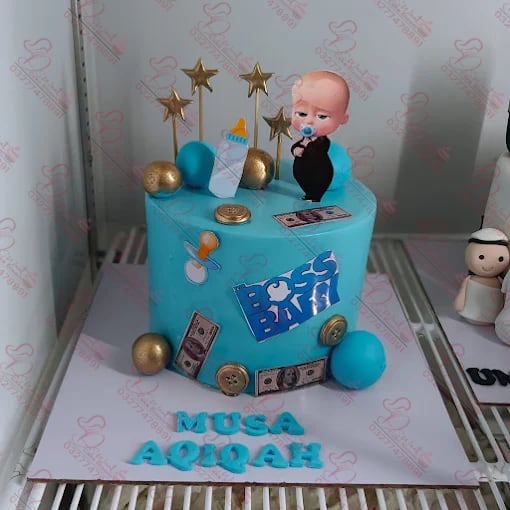 Boss Baby Aqiqah Cake Rawalpindi