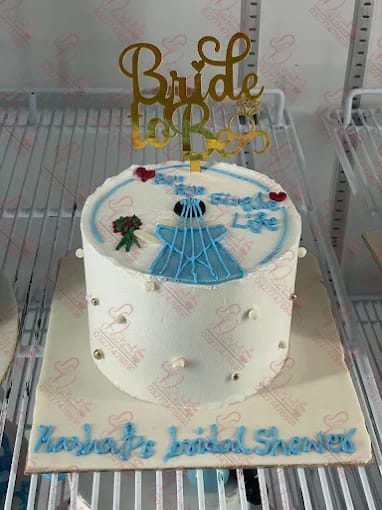 Elegant Bridal Shower Cake Rawalpindi