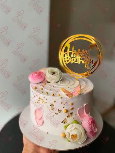 Beautifully Decorated Butterfly Birthday Cake Islamabad
