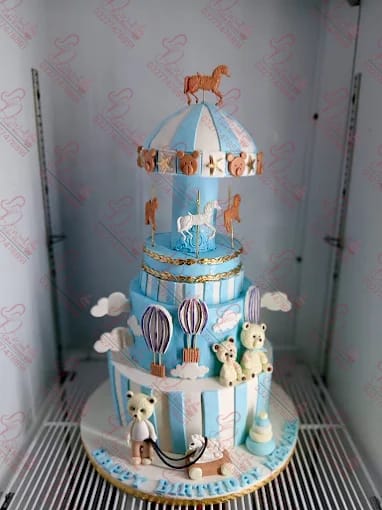 Carousel Unicorn Rainbow Cake Faisalabad