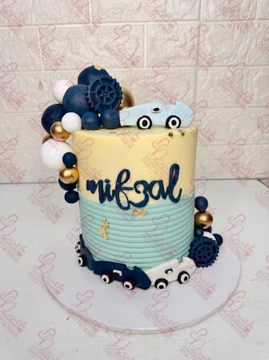 Two Tier Car Cake Rawalpindi