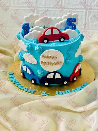 Custom Car Themed Birthday Cake Rawalpindi