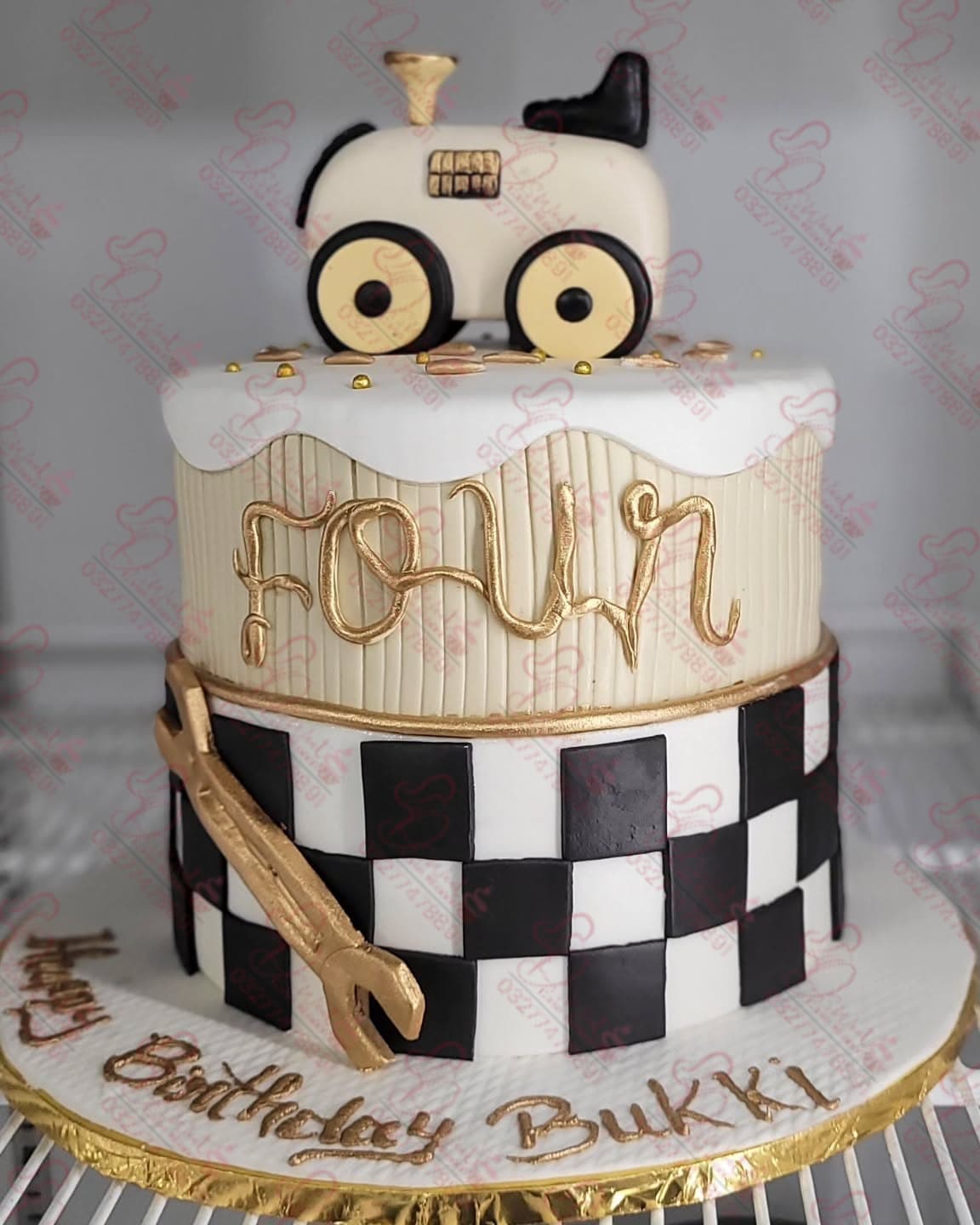 Race Car Themed Birthday Cake Rawalpindi