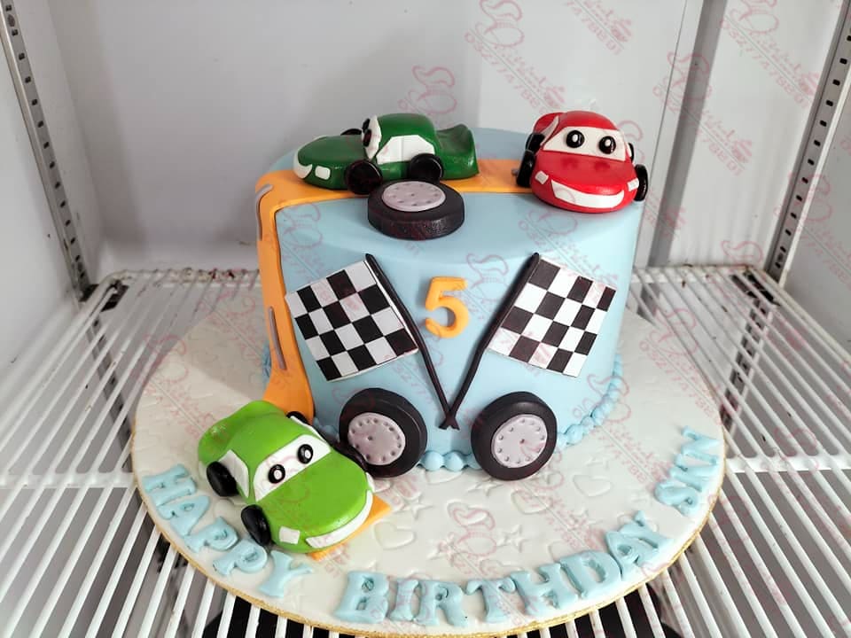 Race Car Birthday Cake in Rawalpindi