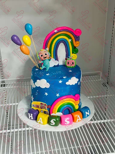 Cocomelon Dual Layer Birthday Cake Islamabad