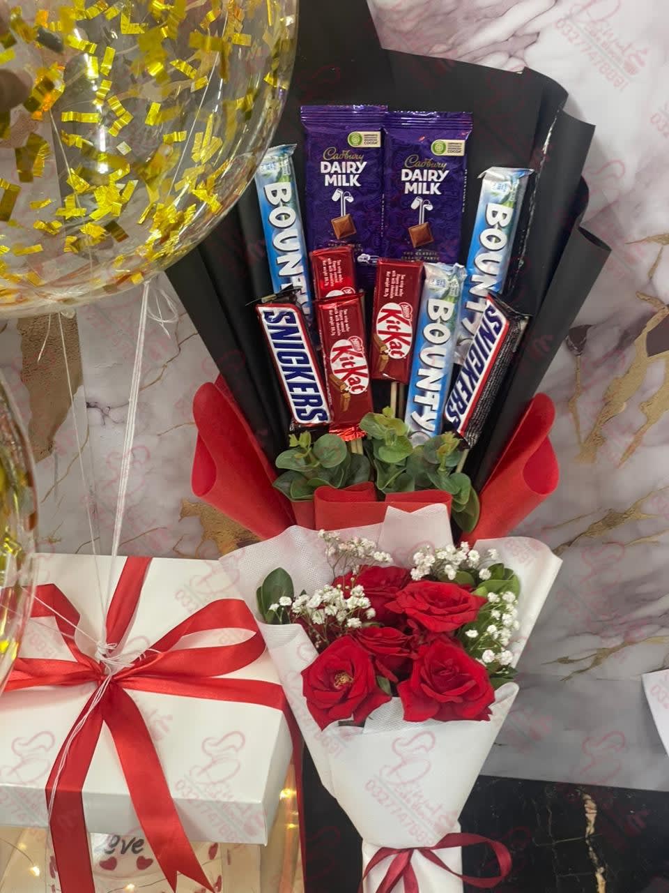 Personalized Birthday Chocolate Bouquet Islamabad