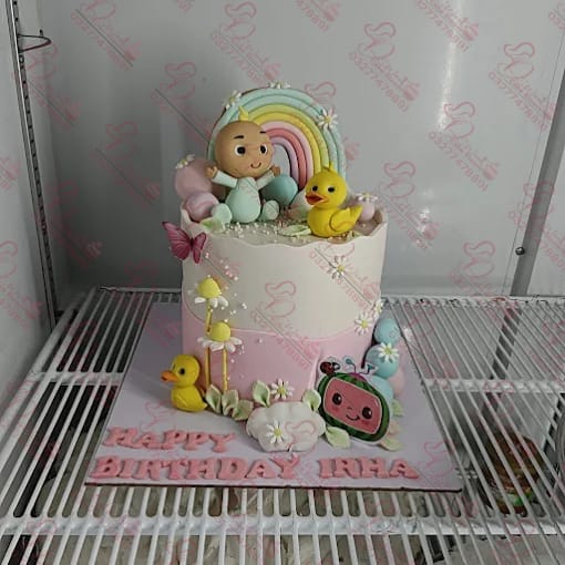 Cocomelon Baby Shower Cake Islamabad