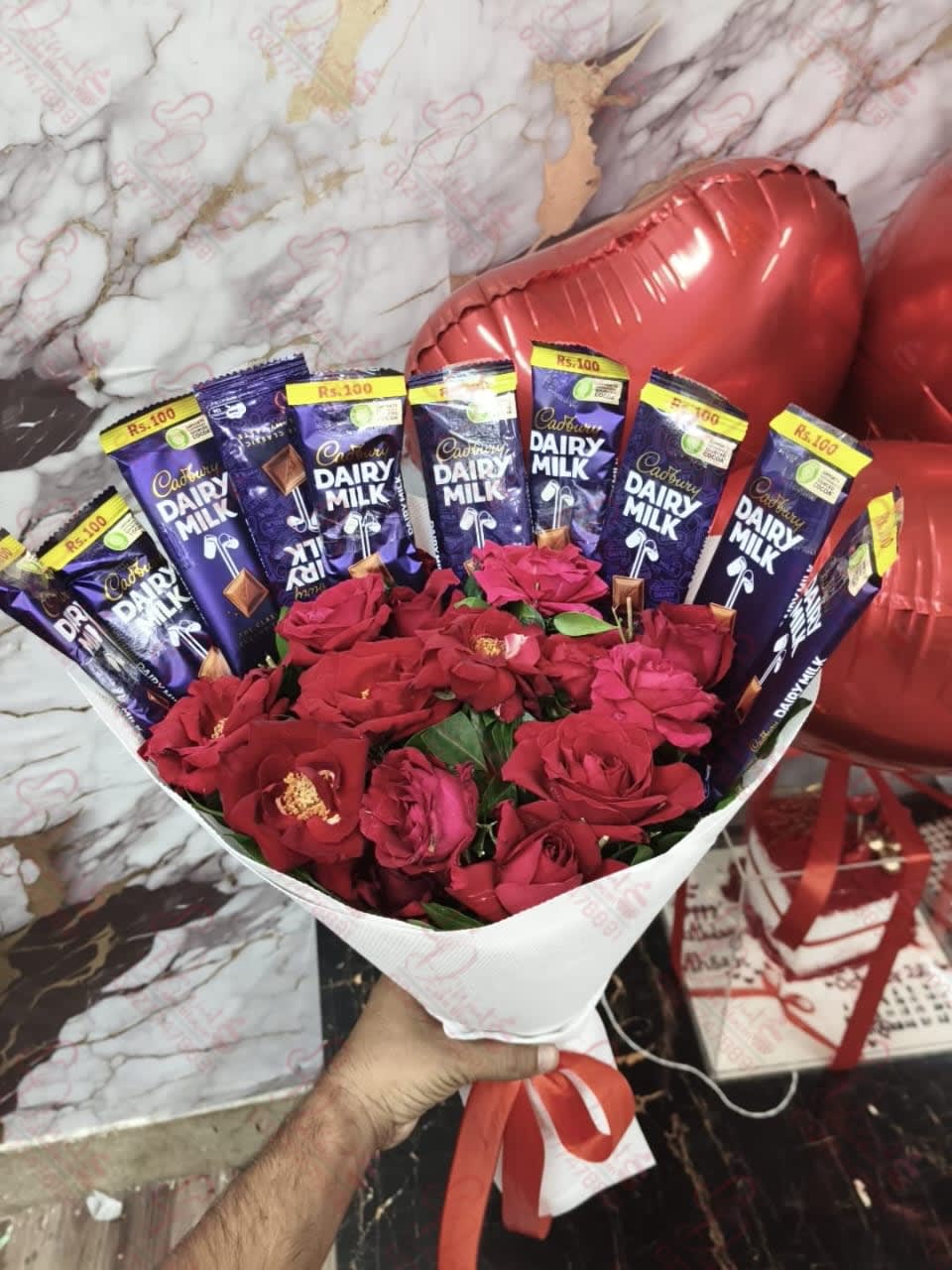  Chocolate Flower Bouquet Islamabad