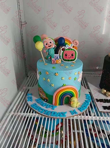 Cocomelon Emerald Gold Cake Islamabad